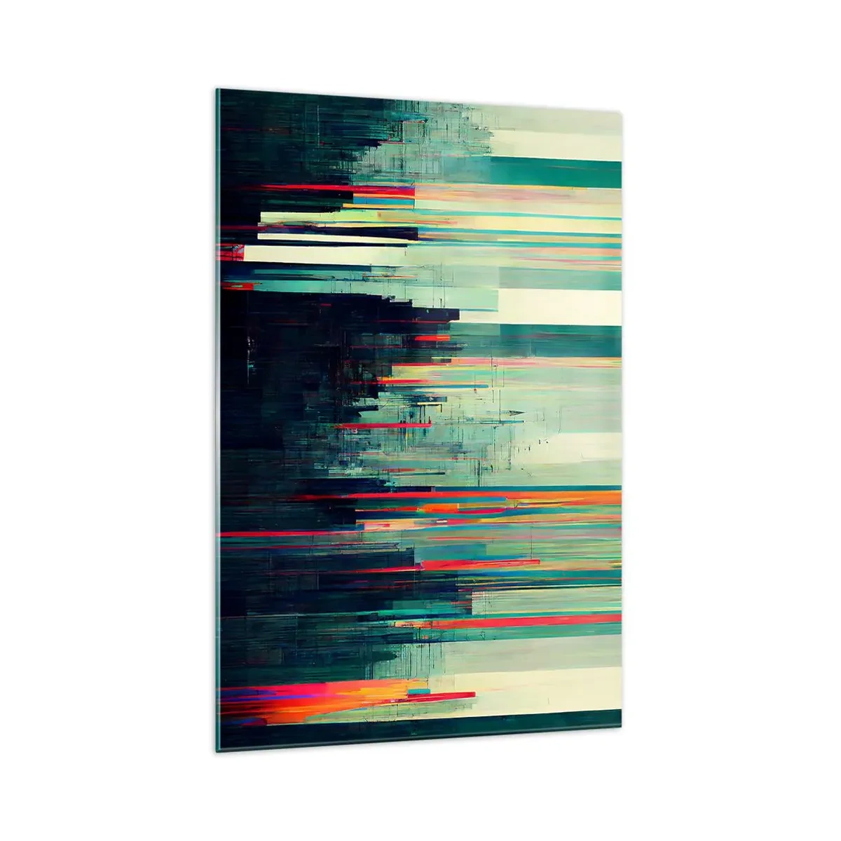 Billede på glas - Futuristisk by - 70x100 cm