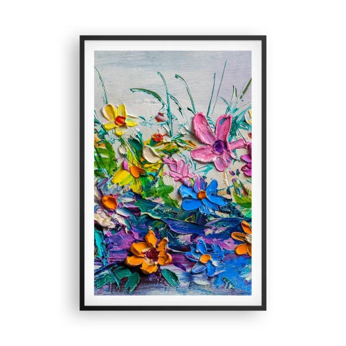 Plakat i sort ramme - Overhovedet ikke et stilleben - 61x91 cm