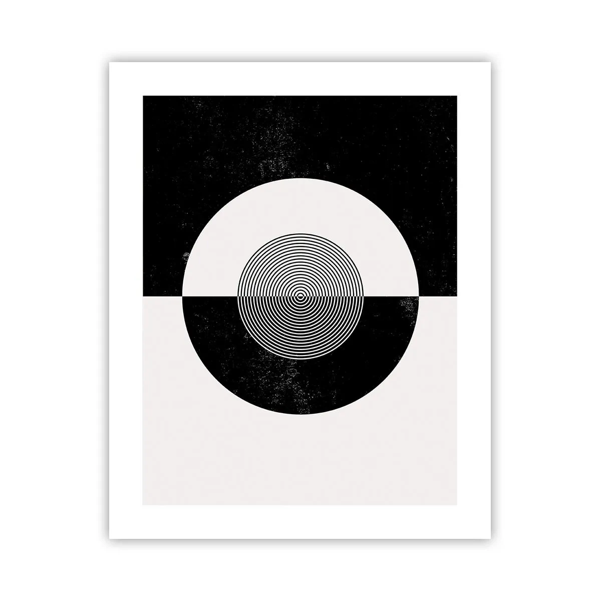 Plakat - Harmoni i sort og hvidt - 40x50 cm