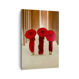 Lærredstryk - Billede på lærred - På vej til det rene land - 70x100 cm