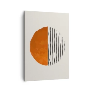 Lærredstryk - Billede på lærred - I en japansk atmosfære - 50x70 cm