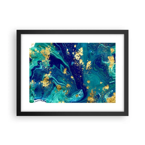 Plakat i sort ramme - Solblade - 40x30 cm