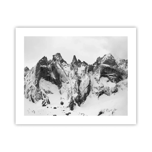 Plakat - Granit truende højderyg - 50x40 cm