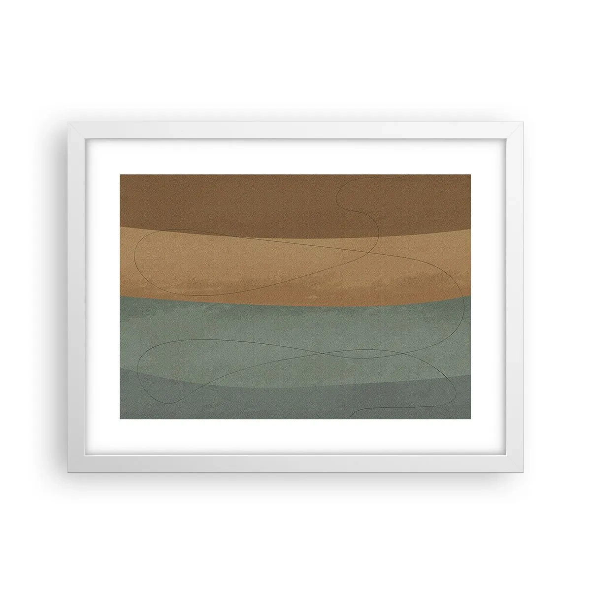Plakat i hvid ramme - Vandret sammensætning - 40x30 cm