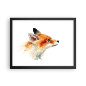 Plakat i sort ramme - Man kan aldrig være for forsigtig - 40x30 cm