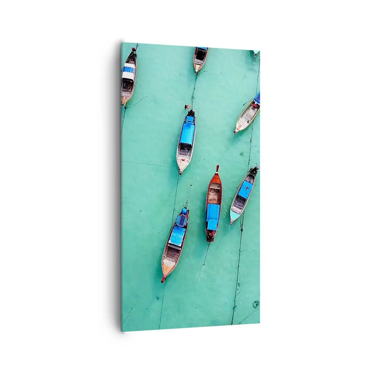 Lærredstryk - Billede på lærred - I glædelig forventning - 65x120 cm