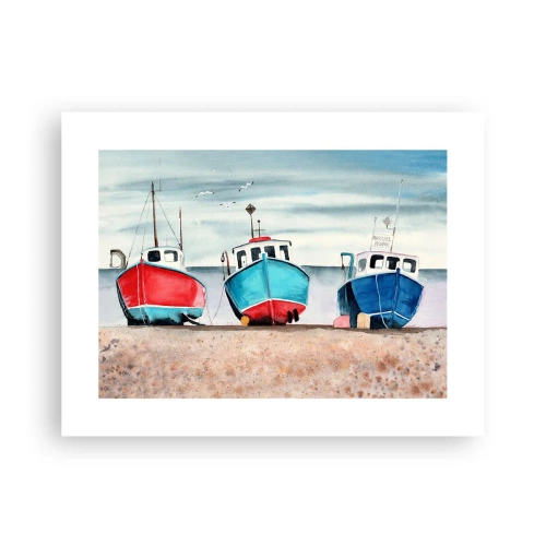 Plakat - Klar til at fange - 40x30 cm