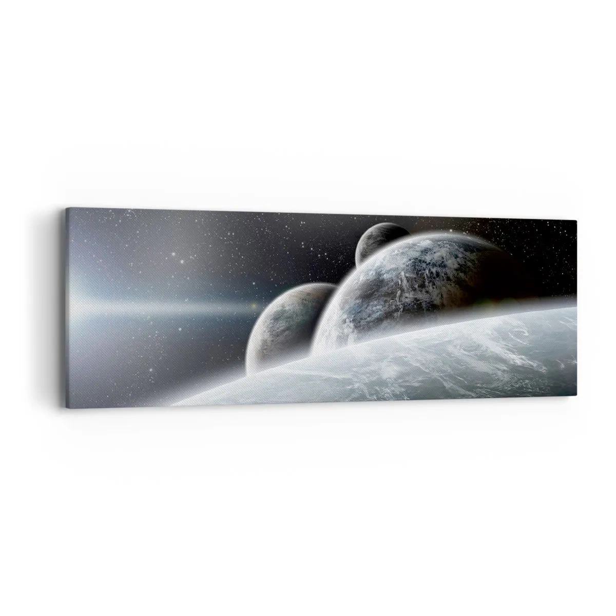 Lærredstryk - Billede på lærred - Sfærernes kosmiske musik - 90x30 cm