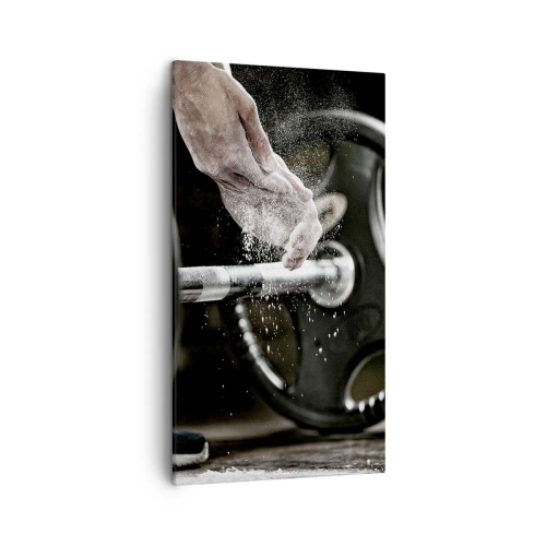 Lærredstryk - Billede på lærred - Udfordringen er taget imod! - 45x80 cm