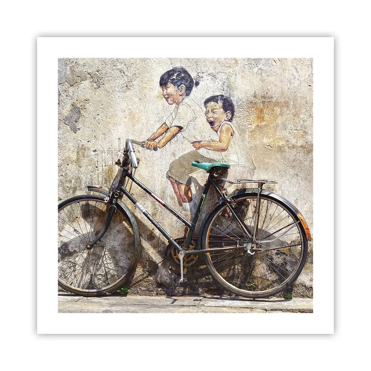 Plakat - Sandt eller falsk? - 50x50 cm