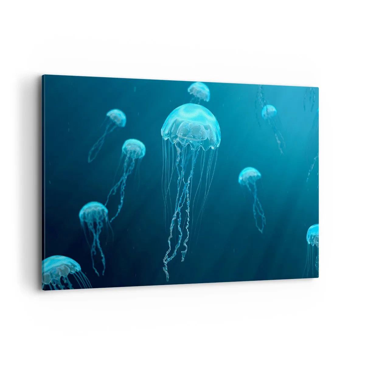 Lærredstryk - Billede på lærred - Havets dans - 100x70 cm