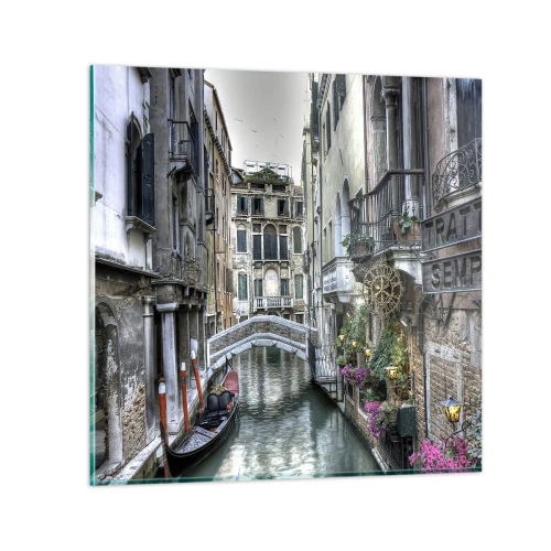 Billede på glas - I århundreder i tavs drømmeri - 30x30 cm