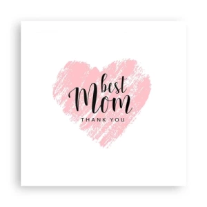 Plakat - Altid det rette øjeblik - 50x50 cm