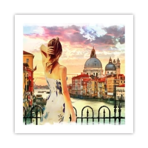 Plakat - Når det drejer sig om eventyr, er det kun i ... - 50x50 cm