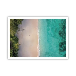 Plakat - Paradis strand - 100x70 cm
