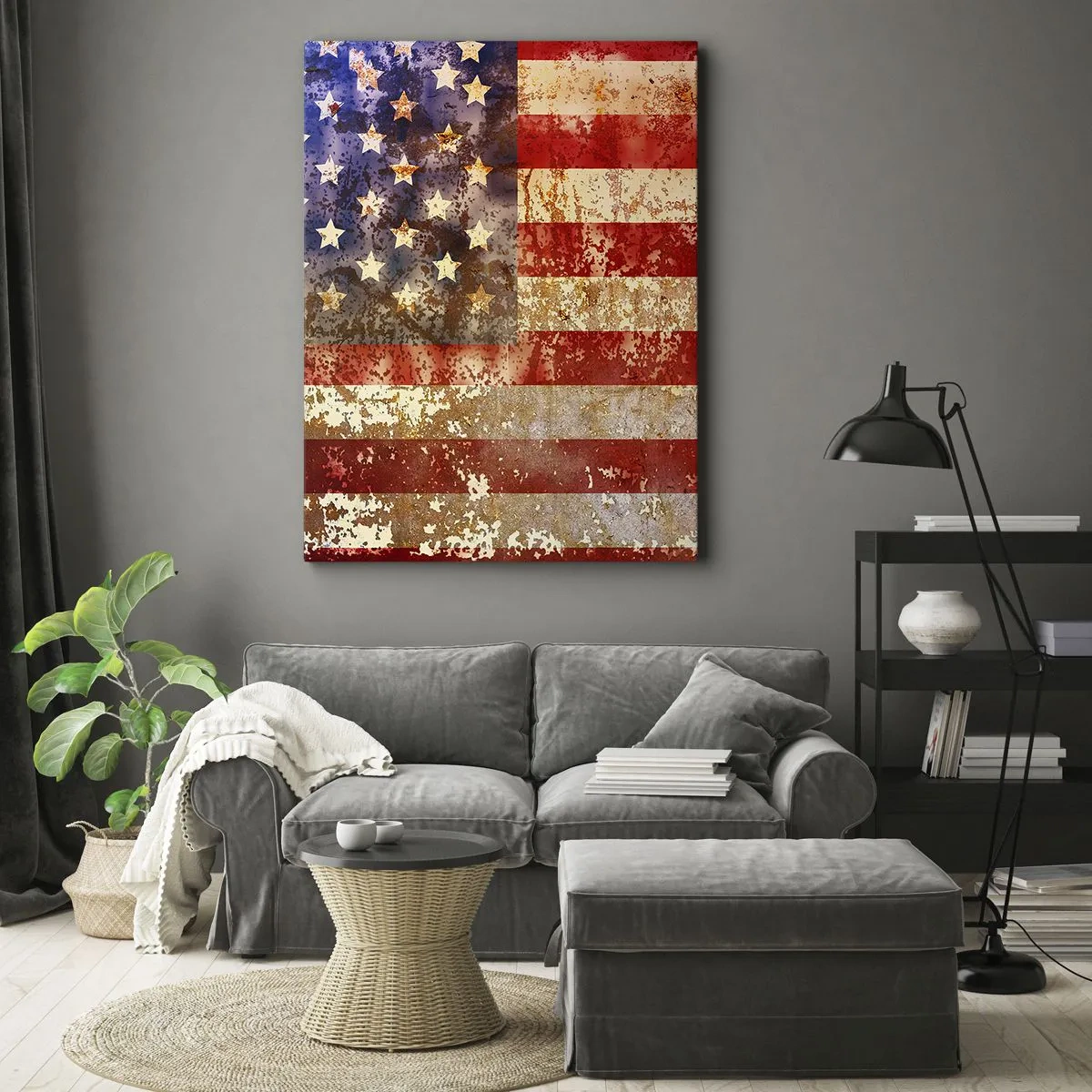 Lærredstryk - Billede på lærred - Herlighed går ikke bort - 50x70 cm