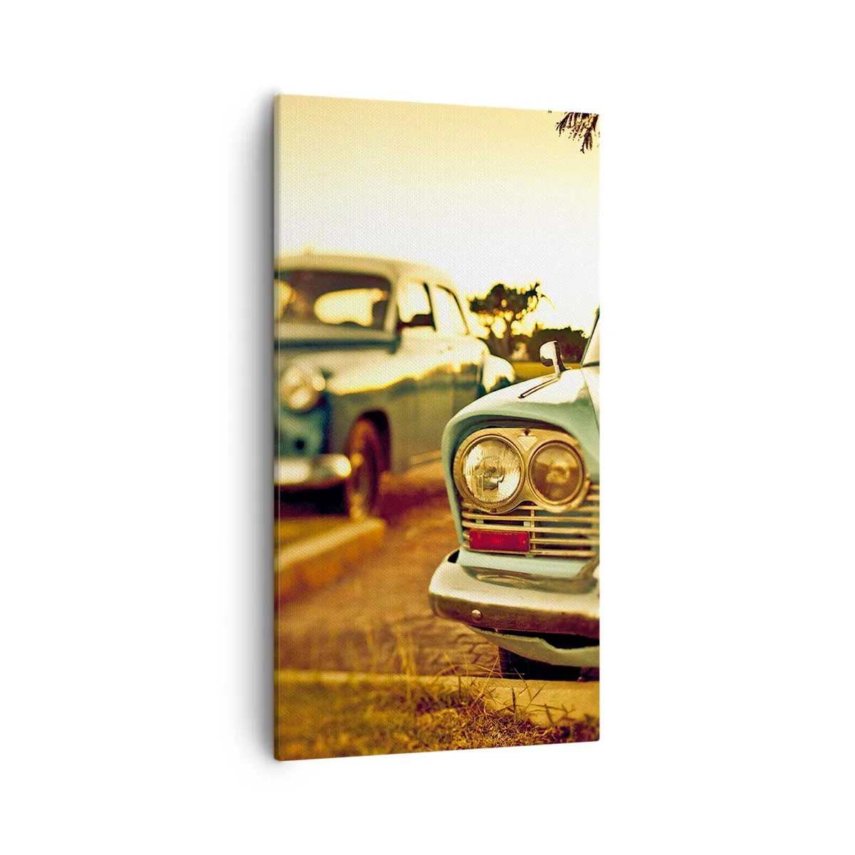 Lærredstryk - Billede på lærred - Vi må vente og se - 55x100 cm