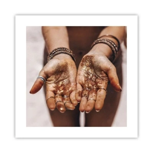 Plakat - En gave til dig - 40x40 cm