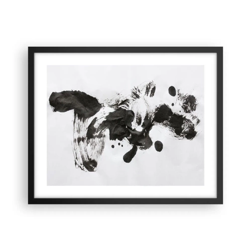 Plakat i sort ramme - En metode i galskaben? - 50x40 cm