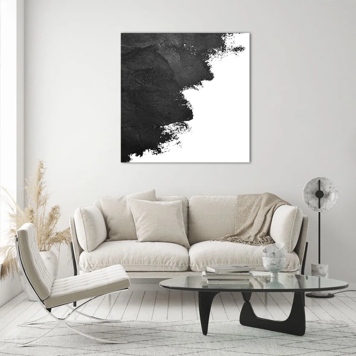 Billede på glas - Elementer: jord - 30x30 cm