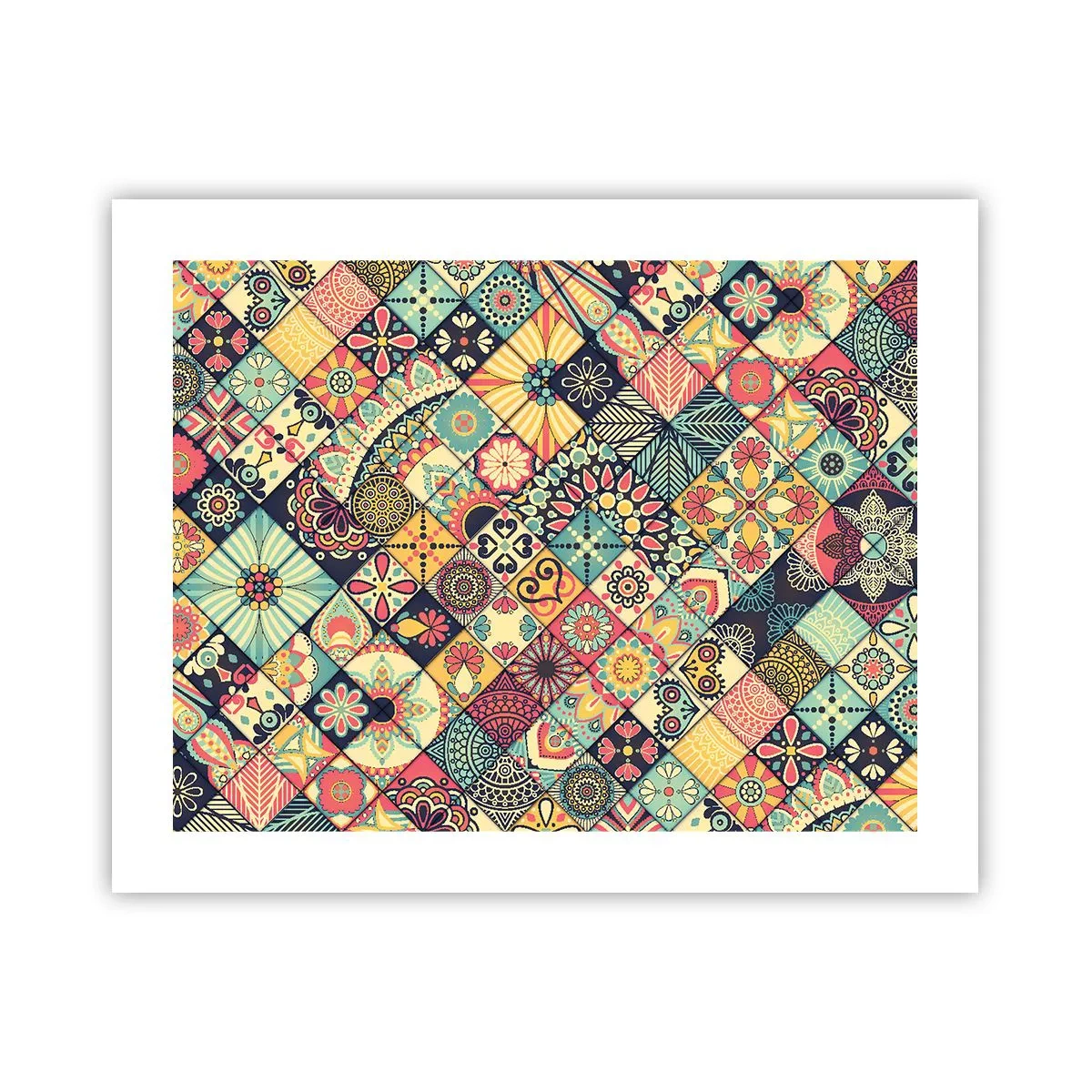 Plakat - Marokkansk stemning - 50x40 cm