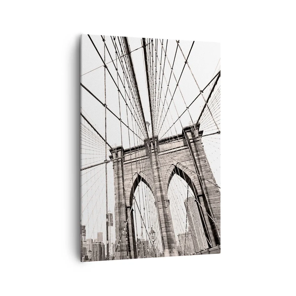Lærredstryk - Billede på lærred - Katedralen i New York - 70x100 cm