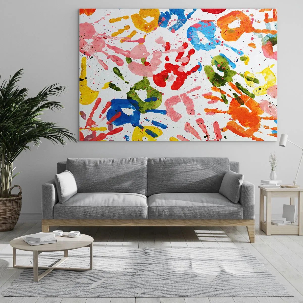 Billede på glas - Følg sporene - 120x80 cm