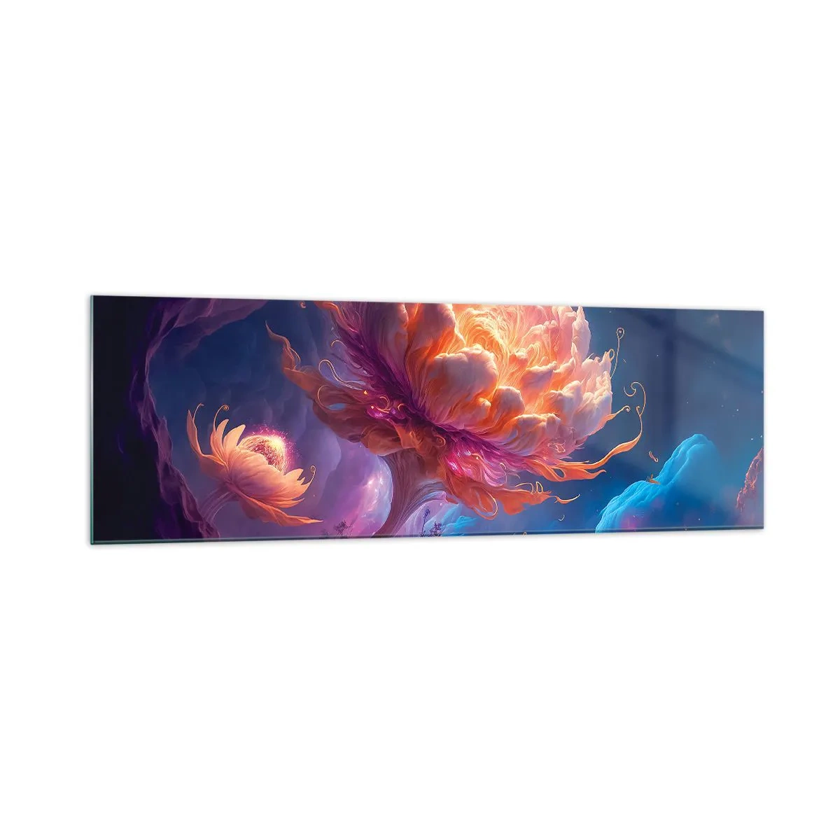 Billede på glas - En anden verden - 160x50 cm