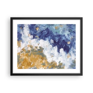 Plakat i sort ramme - Elementernes dans - 50x40 cm