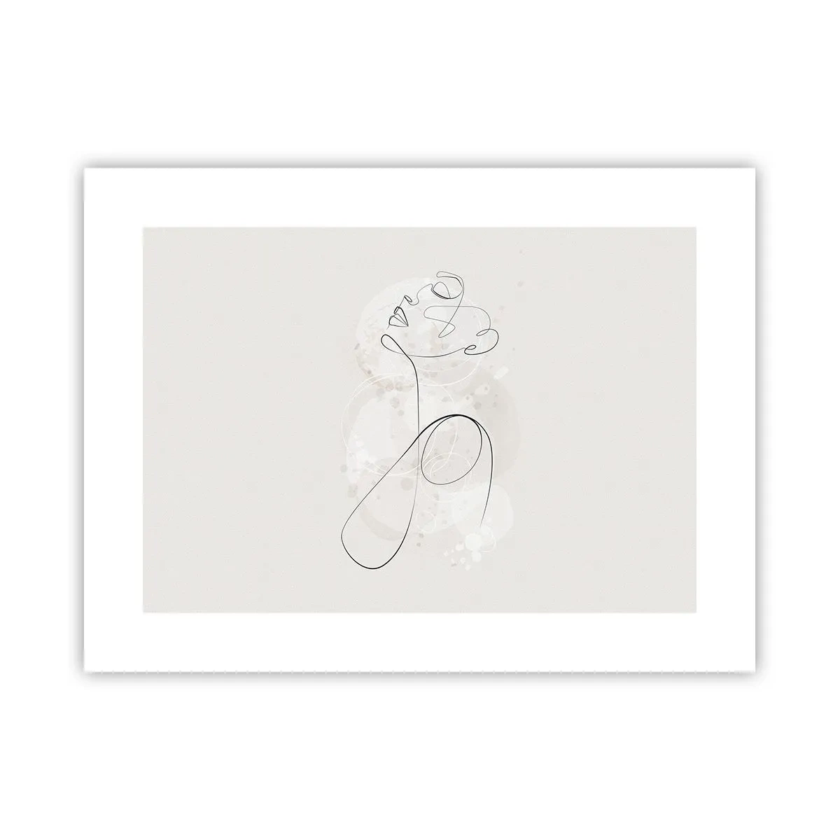 Plakat - Spiralen af skønhed - 40x30 cm