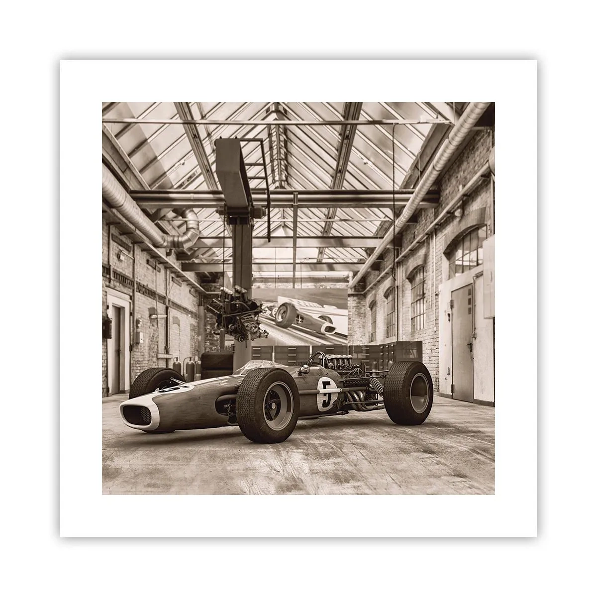 Plakat - Vinderens hvile - 40x40 cm