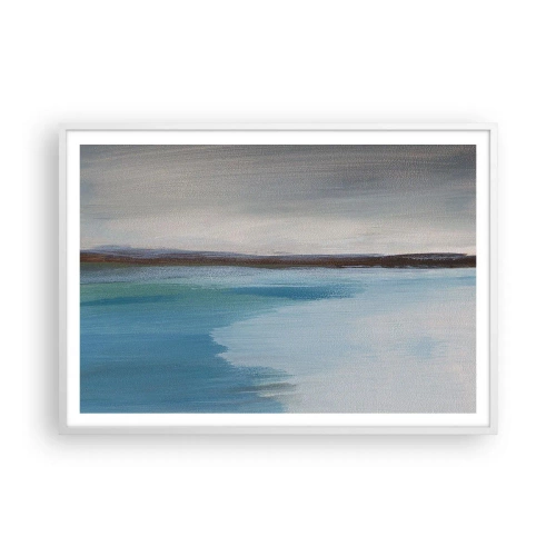 Plakat i hvid ramme - Horisontalt landskab - 100x70 cm