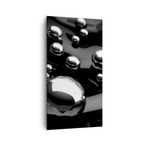 Lærredstryk - Billede på lærred - Fra de sorte dybder - 55x100 cm