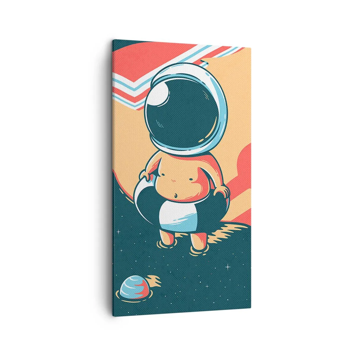 Lærredstryk - Billede på lærred - Fra et andet perspektiv - 45x80 cm