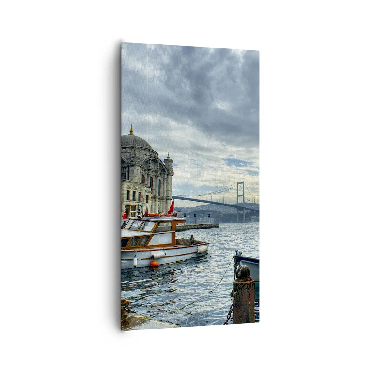 Lærredstryk - Billede på lærred - På grænsen mellem verdener - 65x120 cm