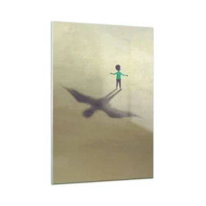 Billede på glas - Fremtidens helt - 50x70 cm