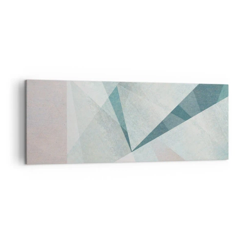 Lærredstryk - Billede på lærred - Rolig og alligevel dynamisk - 140x50 cm