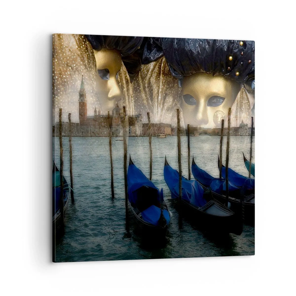 Lærredstryk - Billede på lærred - Tid til at starte karneval - 50x50 cm