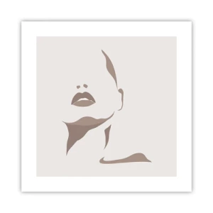 Plakat - Skabt af lys og skygge - 40x40 cm