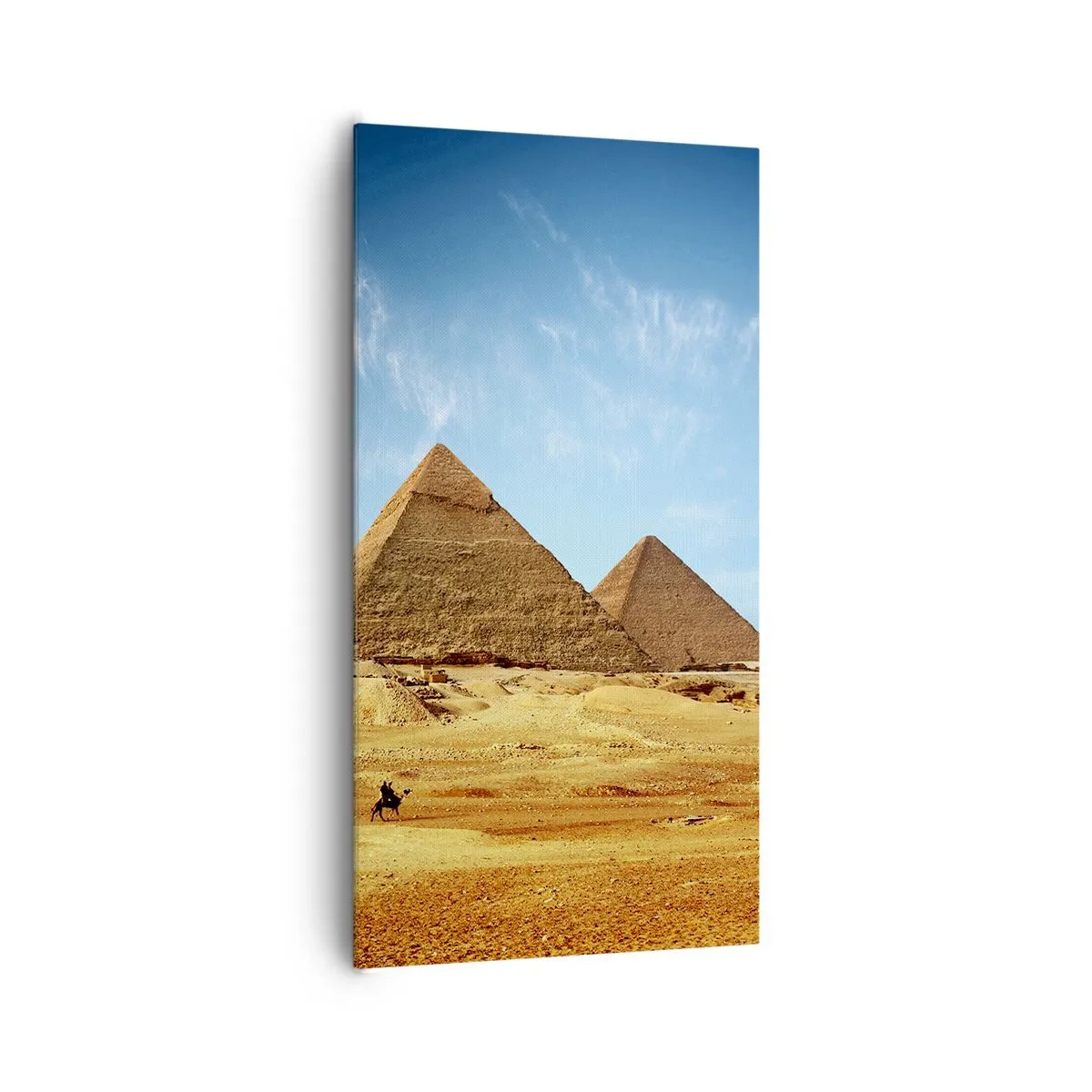 Lærredstryk - Billede på lærred - 40 århundreder ser på jer - 65x120 cm