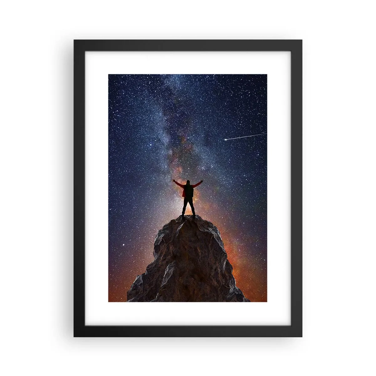 Plakat i sort ramme - Magten er hos mig! - 30x40 cm