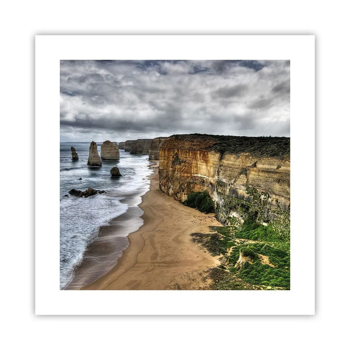 Plakat - Rå skønhed - 40x40 cm