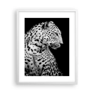 Plakat i hvid ramme - Den rigtige profil er perfekt! - 40x50 cm