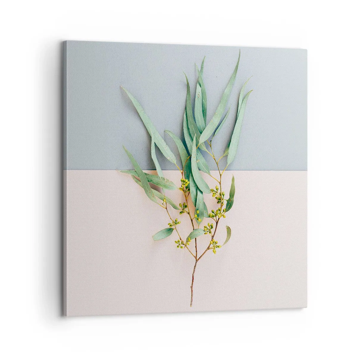 Lærredstryk - Billede på lærred - Pastelfarvernes subtilitet - 60x60 cm