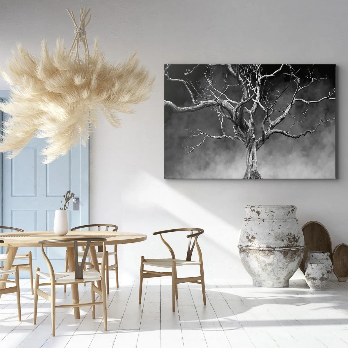 Lærredstryk - Billede på lærred - Primær og hellig - 120x80 cm