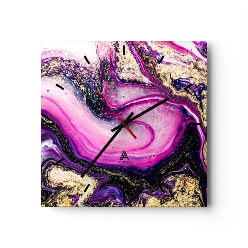 Vægur, Uret - Et øjeblik bag kulisserne - 30x30 cm