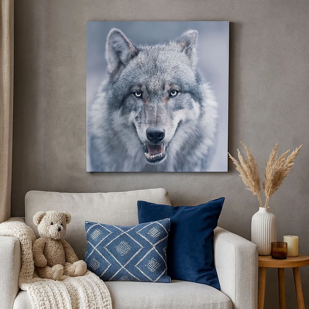 Lærredstryk - Billede på lærred - Vil du tage udfordringen op? - 30x30 cm