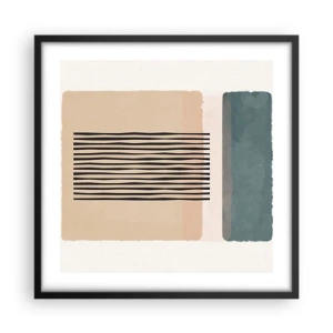 Plakat i sort ramme - Alt er i god stand - 50x50 cm