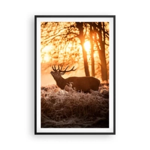 Plakat i sort ramme - En jægerdrøm - 61x91 cm