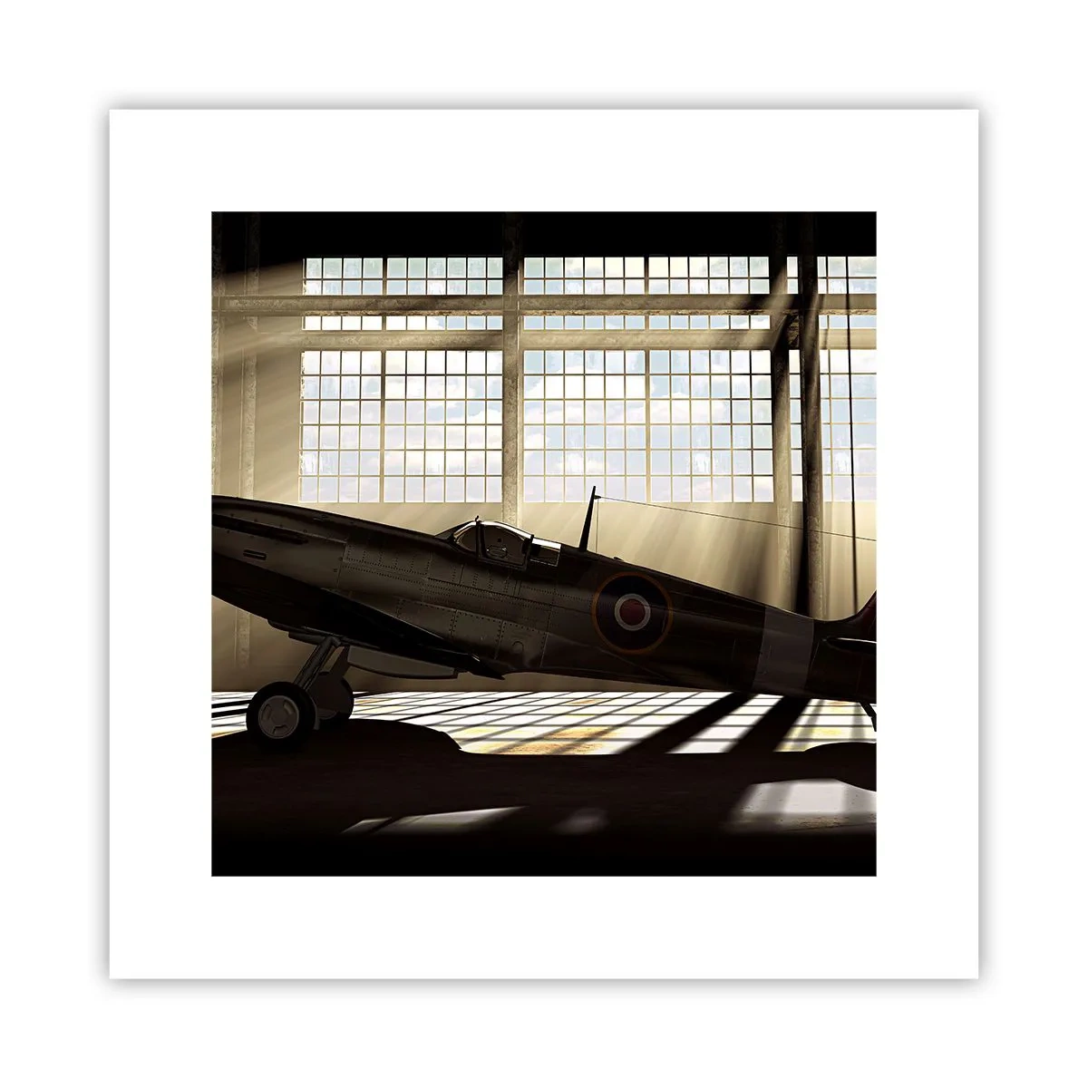 Plakat - Resten af krigeren - 30x30 cm